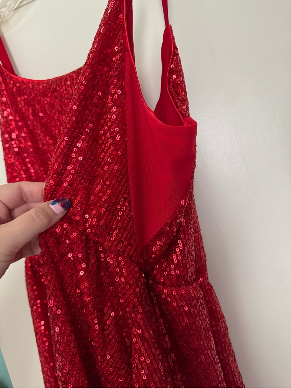 torrid Red Sequin Party Dress - Picture 4 of 5